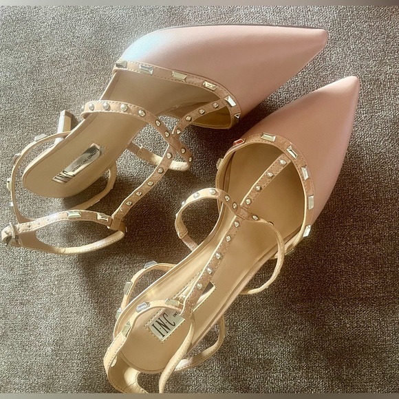 NWOT INC Carma Pump Heels Blush Size 9 - Picture 2 of 6